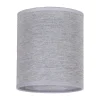 Lampeskærm Roller, grå, Ø 13 cm, højde 15 cm