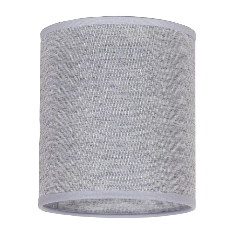 Lampeskærm Roller, grå, Ø 13 cm, højde 15 cm