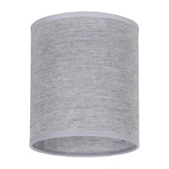 Lampeskærm Roller, grå, Ø 13 cm, højde 15 cm