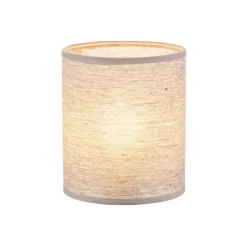 Lampeskærm Roller, grå, Ø 13 cm, højde 15 cm