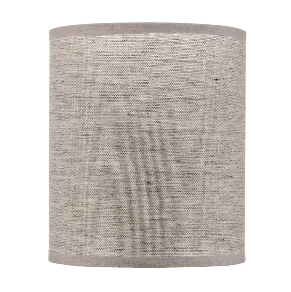 Lampeskærm Roller, grå, Ø 13 cm, højde 15 cm