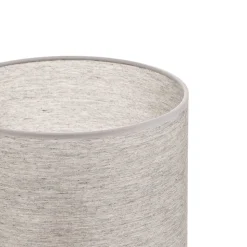 Lampeskærm Roller, grå, Ø 25 cm, højde 18 cm