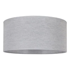 Lampeskærm Roller, grå, Ø 50 cm, højde 24 cm