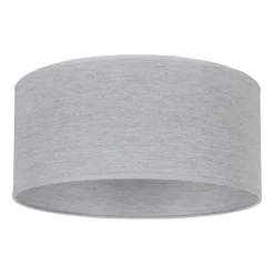 Lampeskærm Roller, grå, Ø 50 cm, højde 24 cm