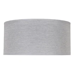 Lampeskærm Roller, grå, Ø 50 cm, højde 24 cm