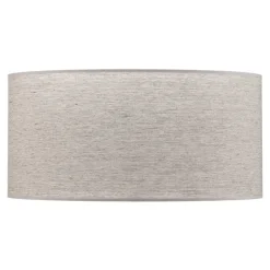 Lampeskærm Roller, grå, Ø 50 cm, højde 24 cm