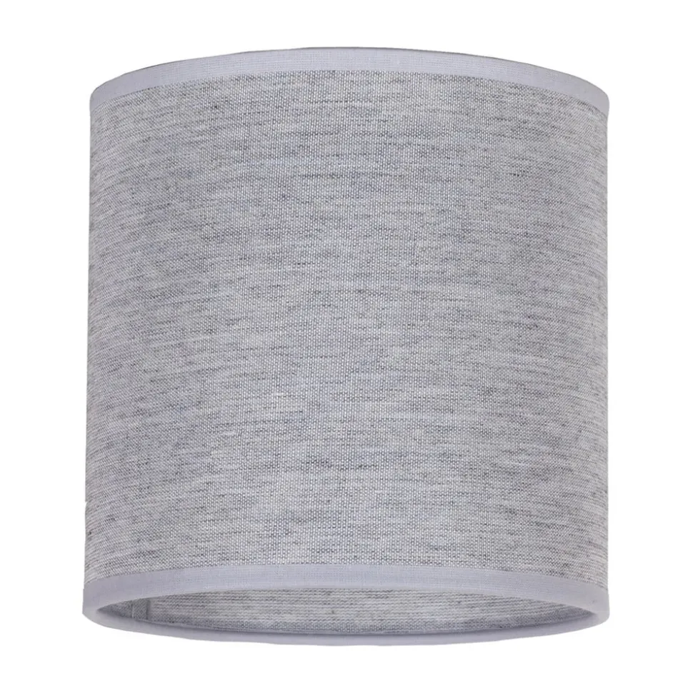 Lampeskærm Roller, grå, Ø 15 cm, højde 15 cm