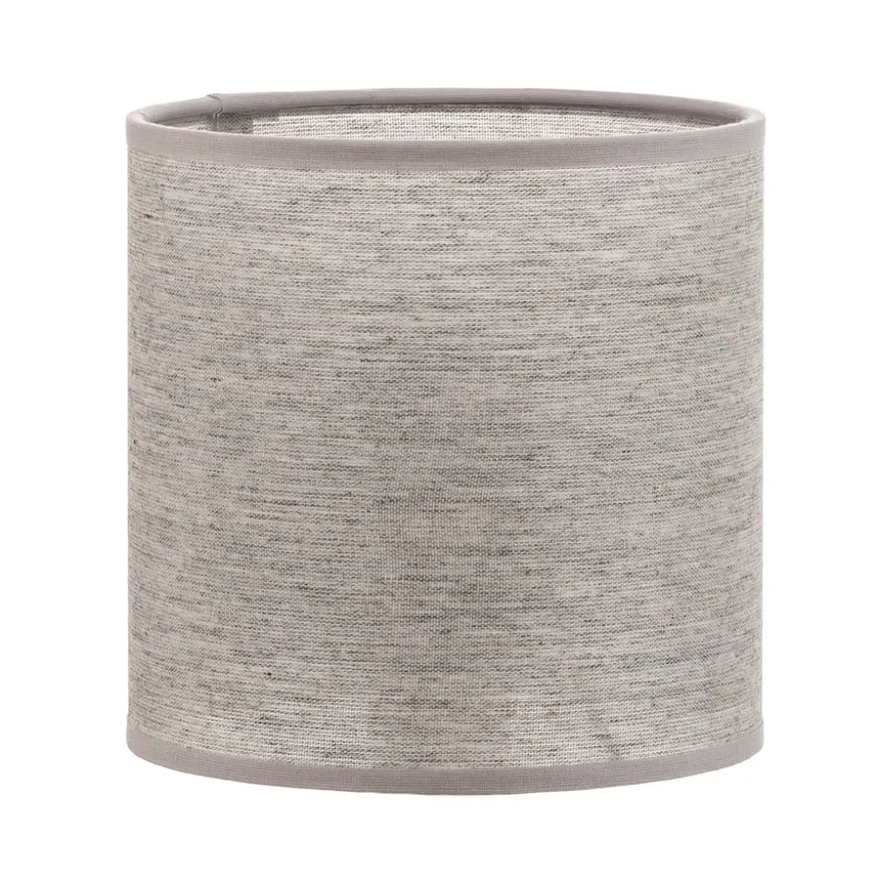 Lampeskærm Roller, grå, Ø 15 cm, højde 15 cm