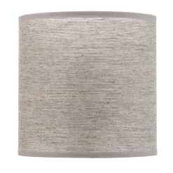 Lampeskærm Roller, grå, Ø 15 cm, højde 15 cm