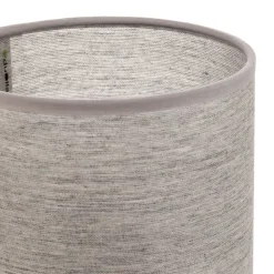 Lampeskærm Roller, grå, Ø 15 cm, højde 15 cm