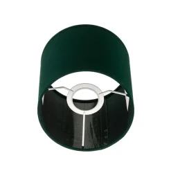 Lampeskærm Roller, grøn, Ø 15 cm, højde 15 cm