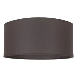Lampeskærm Roller, jordbrun, Ø 50 cm, højde 24 cm