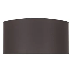 Lampeskærm Roller, jordbrun, Ø 50 cm, højde 24 cm