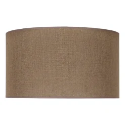 Lampeskærm Roller, lysebrun, Ø 40 cm, højde 22 cm