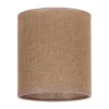 Lampeskærm Roller, lysebrun, Ø 13 cm, højde 15 cm