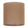 Lampeskærm Roller, lysebrun, Ø 15 cm, højde 15 cm