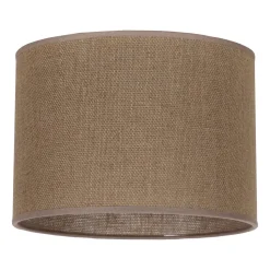 Lampeskærm Roller, lysebrun, Ø 25 cm, højde 18 cm