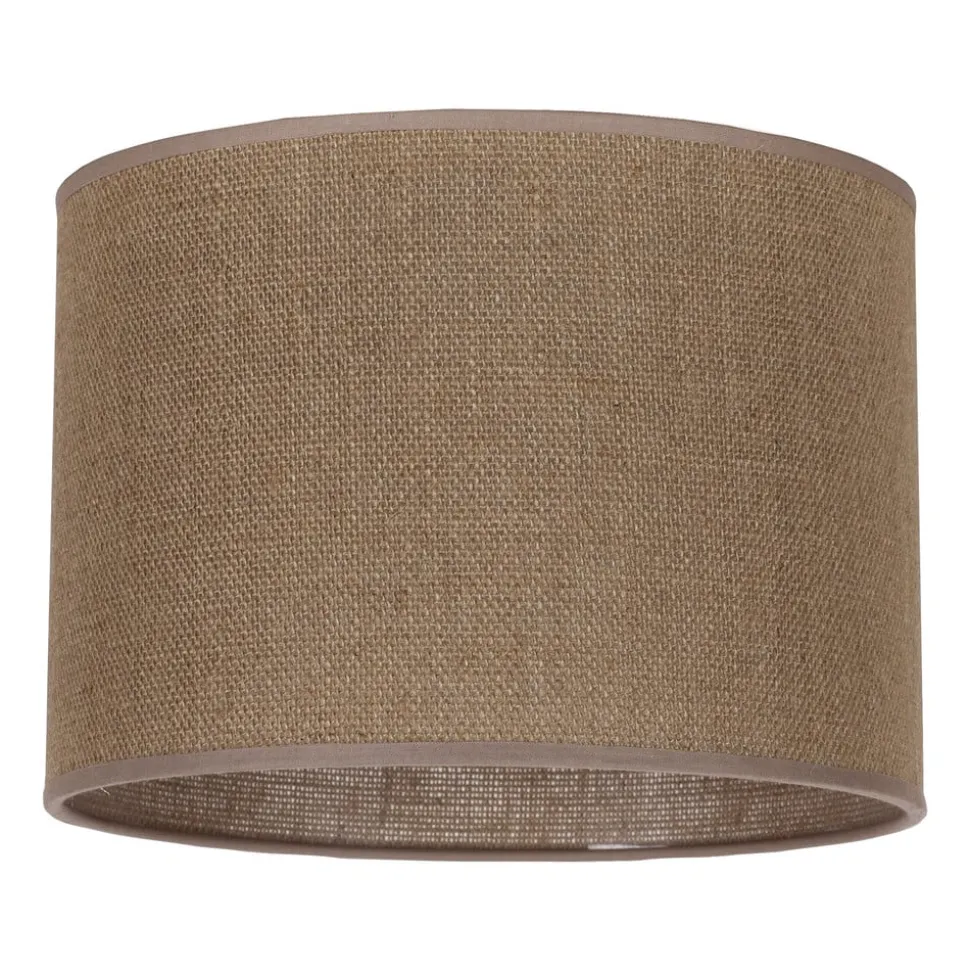 Lampeskærm Roller, lysebrun, Ø 25 cm, højde 18 cm
