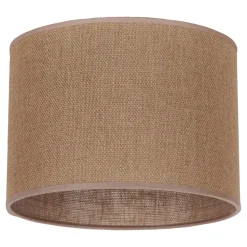 Lampeskærm Roller, lysebrun, Ø 25 cm, højde 18 cm