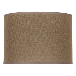 Lampeskærm Roller, lysebrun, Ø 25 cm, højde 18 cm