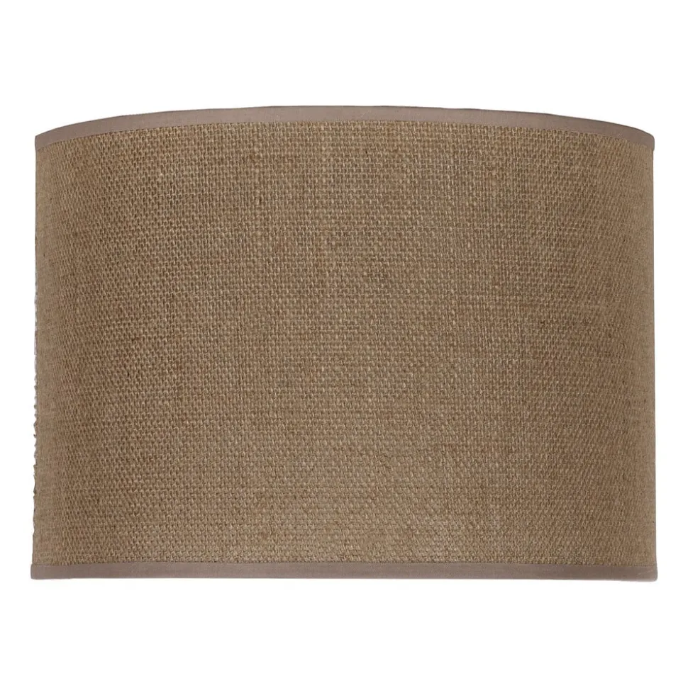 Lampeskærm Roller, lysebrun, Ø 25 cm, højde 18 cm