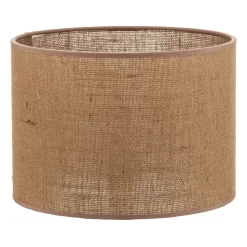 Lampeskærm Roller, lysebrun, Ø 25 cm, højde 18 cm