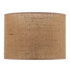 Lampeskærm Roller, lysebrun, Ø 25 cm, højde 18 cm