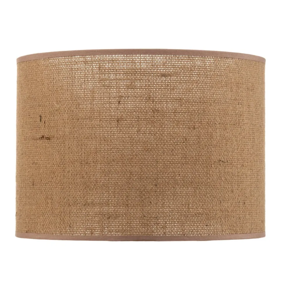 Lampeskærm Roller, lysebrun, Ø 25 cm, højde 18 cm