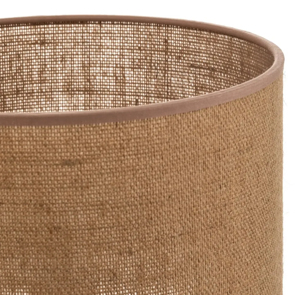 Lampeskærm Roller, lysebrun, Ø 25 cm, højde 18 cm