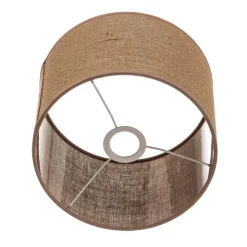 Lampeskærm Roller, lysebrun, Ø 25 cm, højde 18 cm