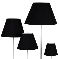 Lampeskærm Sofia Højde 31 cm, sort/hvid