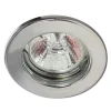 Lavvolt indbygningsspot Tim, fast, krom-mat