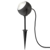 Lecce LED-lampe med jordspyd, sort