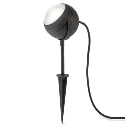 Lecce LED-lampe med jordspyd, sort