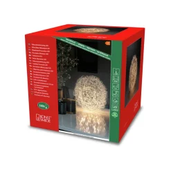 LED dekorativ lyskugle, Ø 30 cm, 160 LED'er