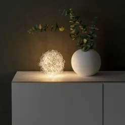 LED dekorativ lyskugle, Ø 20 cm, 40 LED'er