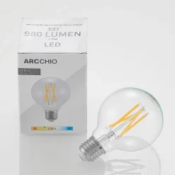 LED E27 8 W G80 2.700 K filament dæmpes klar 3 stk