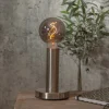 LED globe G95 filament optic E27 3W 1800K røget glas