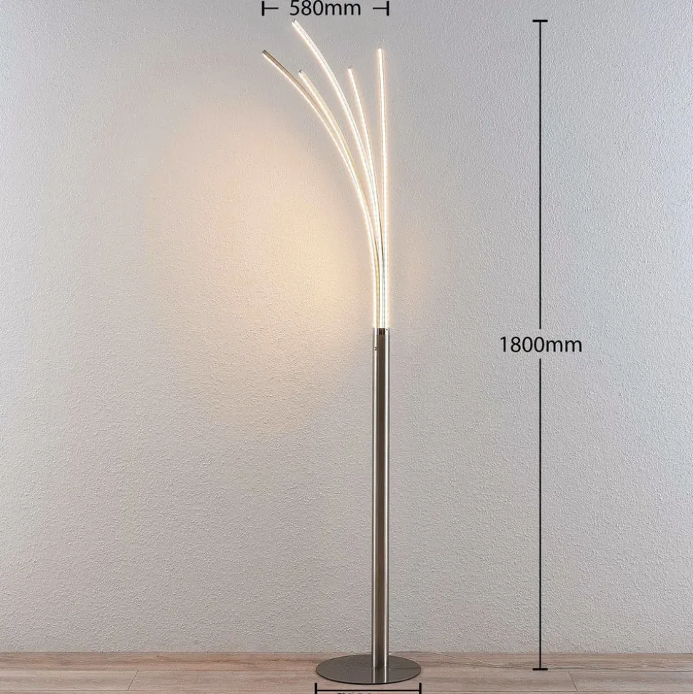 LED gulvlampe Boba med flere rammer