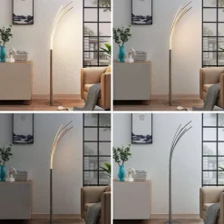 LED gulvlampe Boba med flere rammer