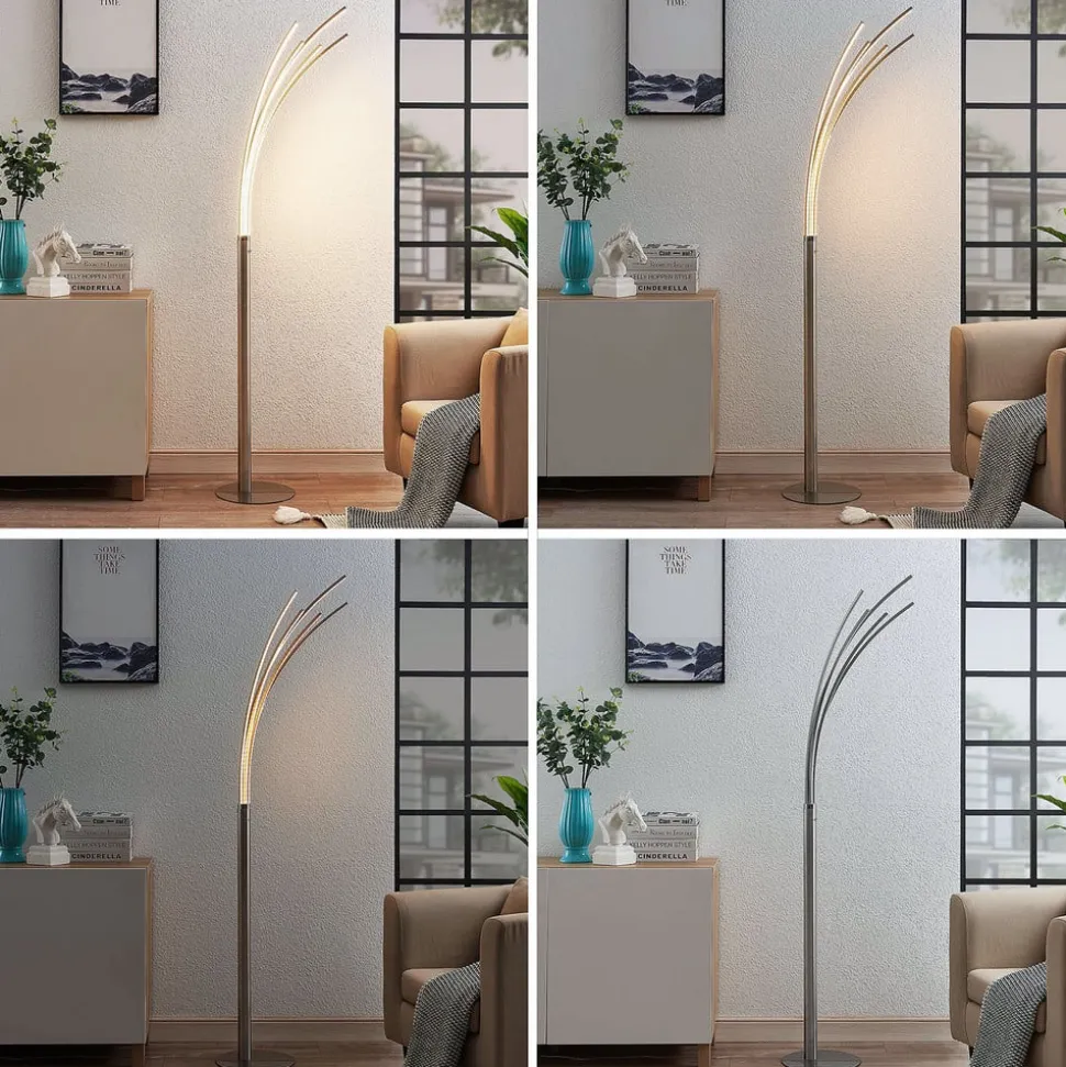 LED gulvlampe Boba med flere rammer