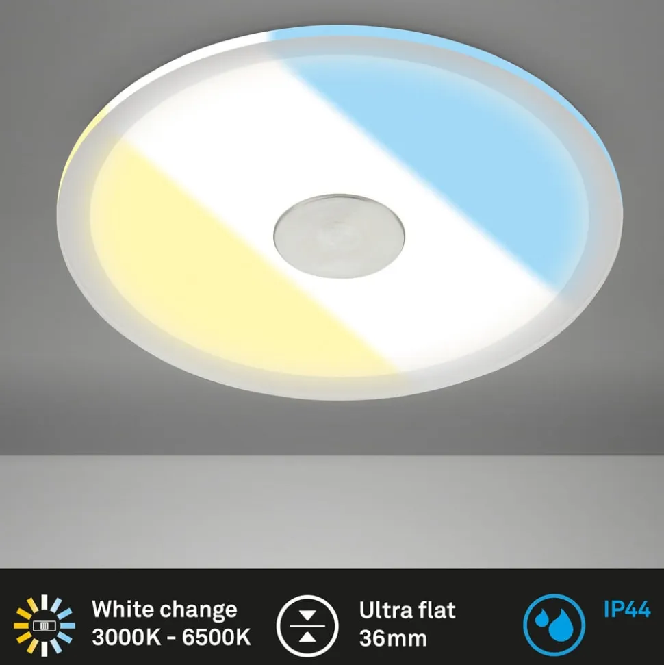 LED indbygget loftslampe 784 IP44 CCT Switch Ø 17cm