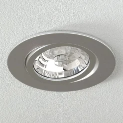 LED indbygningslampe Rico 6,5 W børstet stål