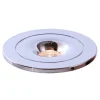 LED indbygningsloftlampe Punto Lumi, sølv, 1 W, 3.000 K
