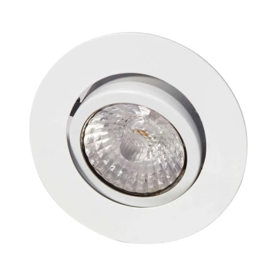 LED indbygningsspot Rico, dim to warm, hvid