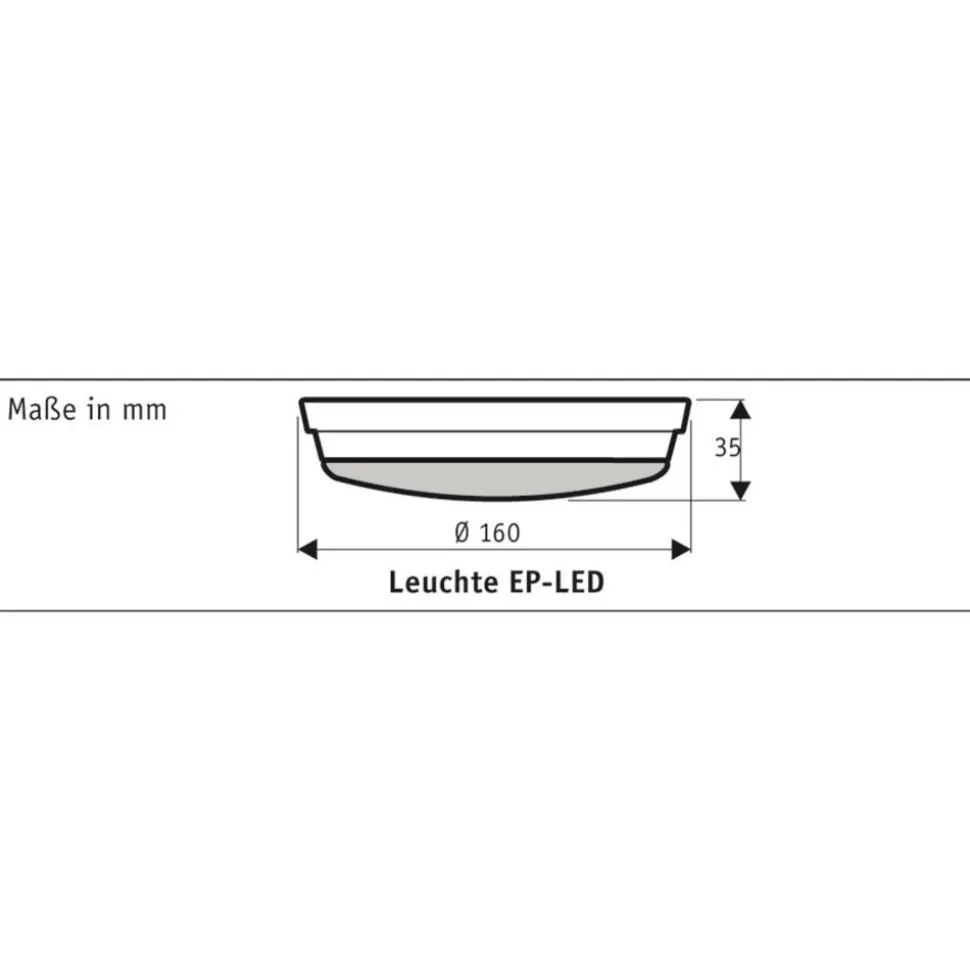 LED lampe til Eco Plano II, hvid