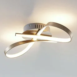 LED loftlampe Alana i sløjfe form