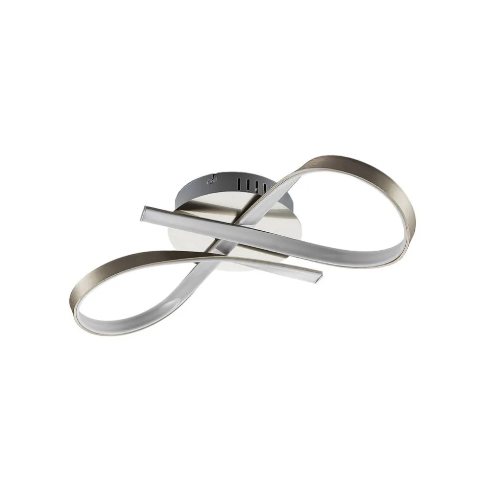 LED loftlampe Alana i sløjfe form