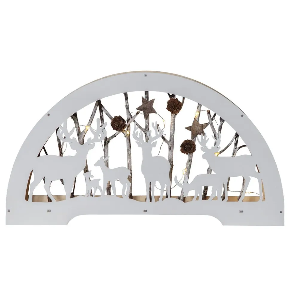LED lysbue Fauna hvid
