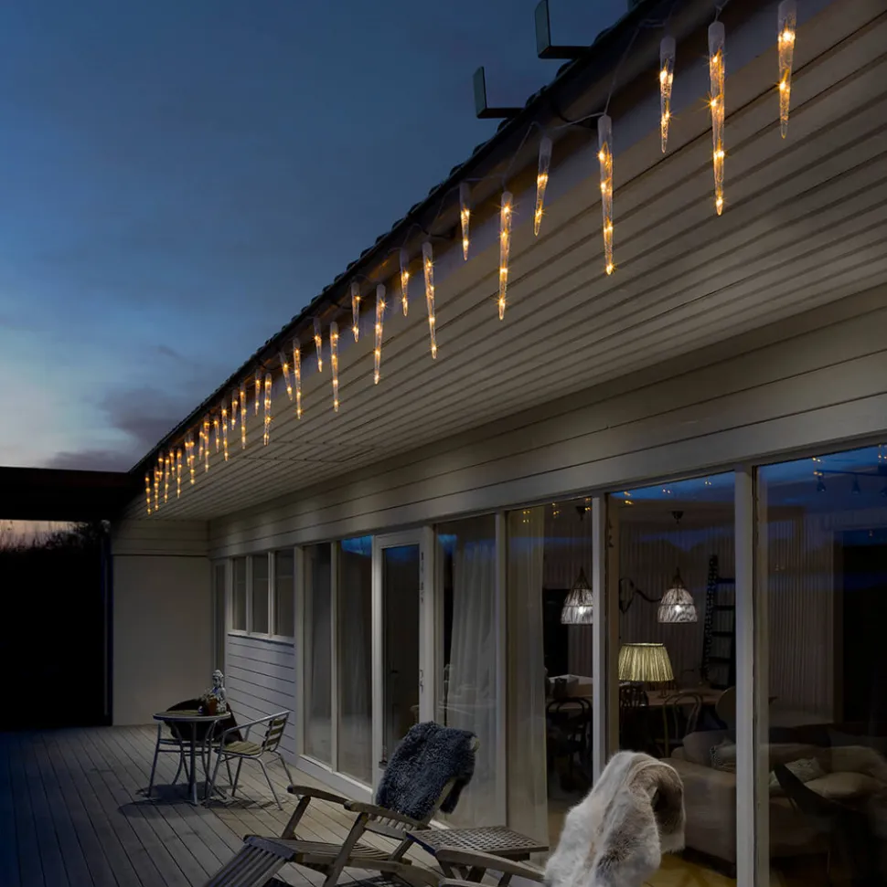 LED lyskæde istappe 500 cm